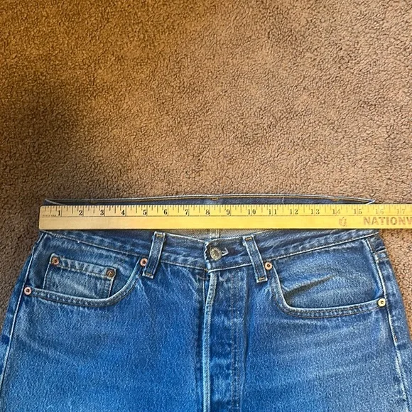 501 LEVIS BUTTONFLY JEANS VINTAGE - Picture 6 of 12